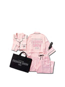 Victoria's Secret - Sleep & Lingerie Robes Signature Satin Short Piped Robe - Signature Satin Short Piped Robe