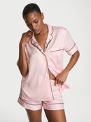 Victoria's Secret - Sleep & Lingerie Pajamas Sets Signature Satin Short Pajama Set - Signature Satin Short Pajama Set