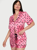 Victoria's Secret - Sleep & Lingerie Pajamas Sets Signature Satin Short Pajama Set - Signature Satin Short Pajama Set