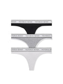 Victoria's Secret - Panties PACKAGED-PANTY 5-Pack Exploded Logo Cotton Thong Panties - 5-Pack Exploded Logo Cotton Thong Panties