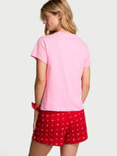 Victoria's Secret - Sleep & Lingerie Pajamas Sets CozyFlannel™ Short Tee-Jama & Scrunchie Set - CozyFlannel™ Short Tee-Jama & Scrunchie Set
