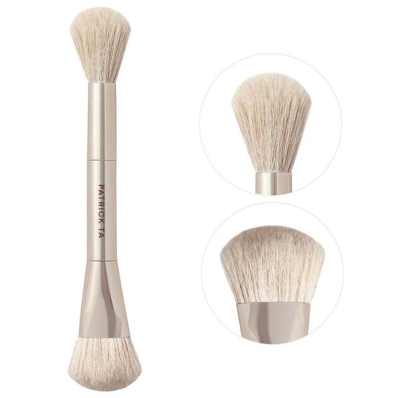 PATRICK TA - Blush - Dual Ended Precision Blush Brush