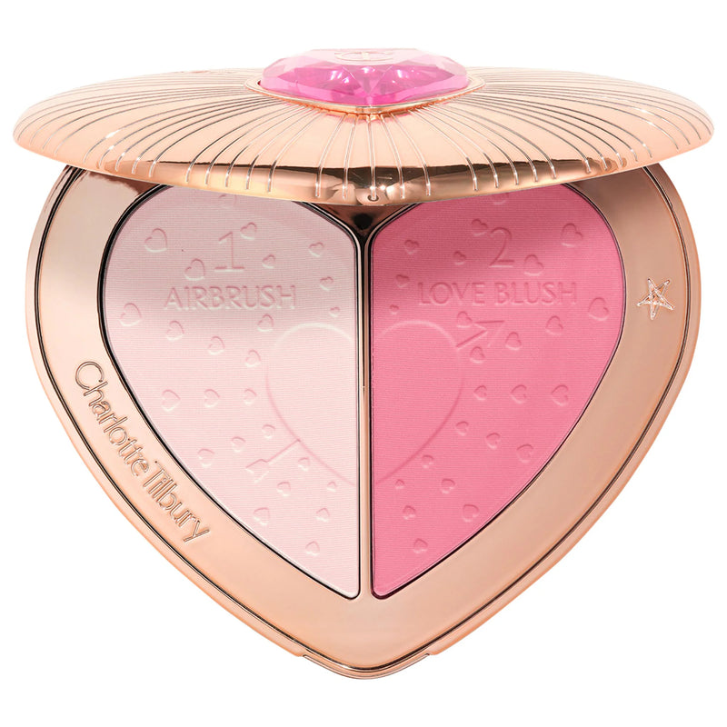 Charlotte Tilbury - Blush - Pillow Talk Beauty Soulmates Airbrush Flawless Finish Brightening and Blush Powder Palette