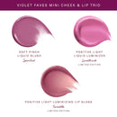 Rare Beauty - Value & Gift Sets - Violet Faves Mini Cheek and Lip Trio Makeup Gift Set