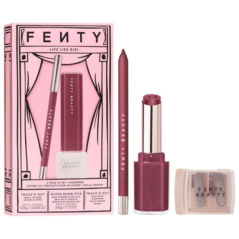 Fenty Beauty - Value & Gift Sets - Lipz Like Riri 2-Piece Lip + Sharpener Makeup Gift Set