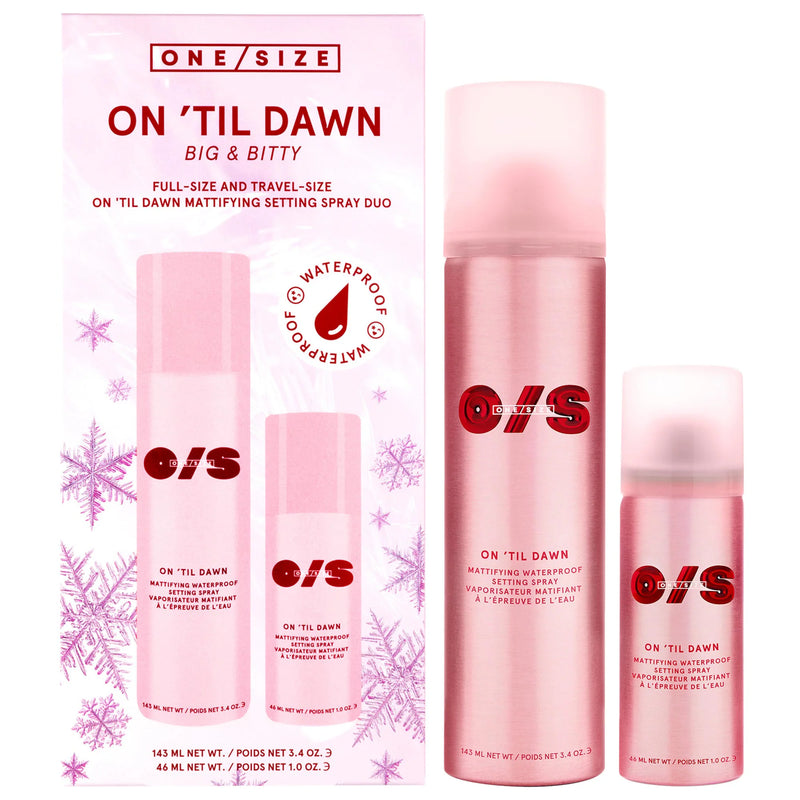 ONE/SIZE - Spray fixador - On 'Til Dawn Mattifying Waterproof Setting Spray Big & Bitty Duo